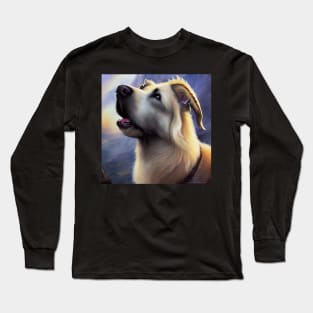 Howling Kangal Shepherd Dog Long Sleeve T-Shirt